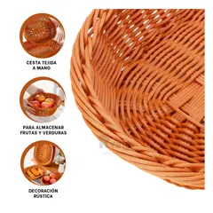 GENERICO - Canasta Amplia de 30x20x7 Y+Regalo Agendita
