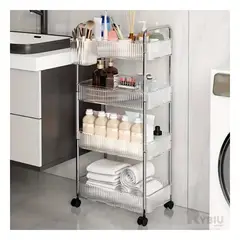 RYBIU IMPORT - Carrito Multiuncional con Asas 4 Niveles Y+Papel de Regalo