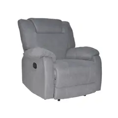 BONNO - Sofa Relax Queen Reclinable Tela Gris