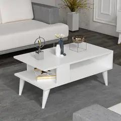 TU MESITA - Mesa de Centro Clásica Israel color Blanco