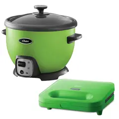OSTER - Combo de Olla Arrocera CKSTRC8029K + Sanguchera CKSTSM2885K