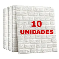 GENERICO - Papel tapiz 3D pegatinas x10 UND de pared autoadhesivo hogar adorno de hogar
