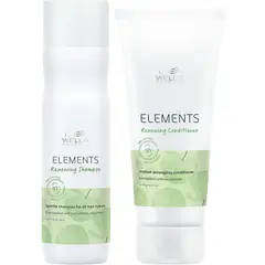 WELLA - Shampoo Renovador 250ml + Acondicionador Elements Renewing