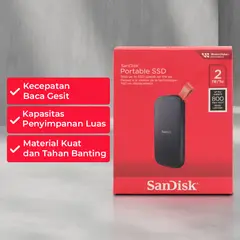 SANDISK - DISCO EXTERNO SSD 2 TB PORTABLE