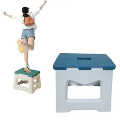 GENERICO - Mini silla azul plegable portátil