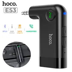 HOCO - Receptor Bluetooth Auxiliar USB 35mm USB para Automóvil E53
