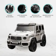 MERCEDES BENZ - Carro a Batería 4 x 4 «AMG G63» White