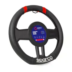 SPARCO - Funda De Timon Cuero Spc1114rd