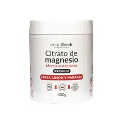 GENERICO - Citrato de Magnesio Premium con Fresa y Limón x 400 g - Smart Blends