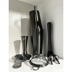 GENERICO - Juego completo para bar Black – 8 piezas