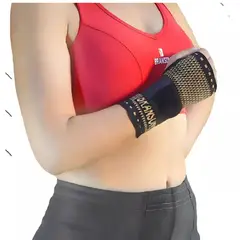 BRANSON - Muñequera palma Elastico Hilo Cobre Talla M