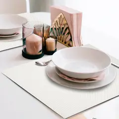 CONTACT - Individual para Mesa Blanco 35.5 x 48.2 cm