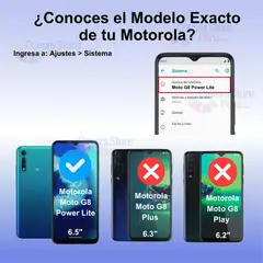 GENERICO - Mica de Motorola G8 Power Lite Vidrio Templado Anti-Espía Antishock