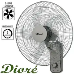 DIORE - Ventilador de pared 16" de 5 Aspas 50 Watts