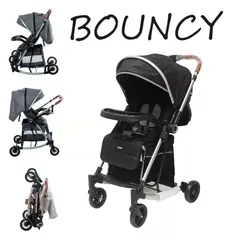 EBABY - Coche Mecedora Reversible BOUNCY EB116 -Negro