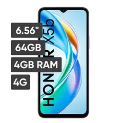 HONOR - Celular X5B 6.5" 4GB 64GB 50MP Negro