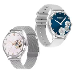 GENERICO - Smartwatch DTS Diamond Pantalla Amoled Doble correa - Silver
