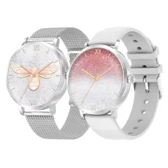 GENERICO - Smartwatch DTS Pantalla Amoled Doble correa - Silver