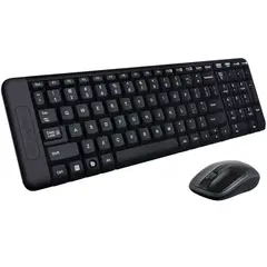 LOGITECH - Combo Teclado Mouse MK220 Inalambrico - Negro