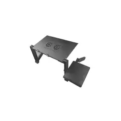 SEISA - Mesa Cooler Graduable Laptop -Negro