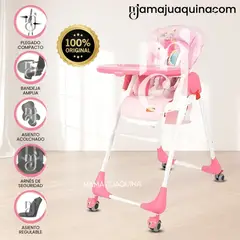 BABY - Silla de Comer «TEYLAR» Pink