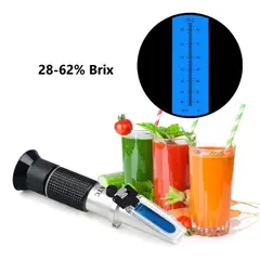 OEM - Refractómetro ATC 28-62 Brix Mermelada Almíbar Salsas Zumo