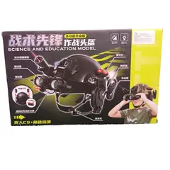 GENERICO - Casco Táctico Multifuncional Negro Cosplay Con Binoculares