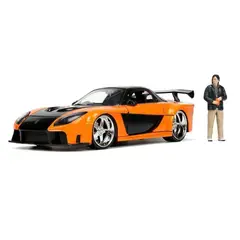 JADA TOYS - AUTO COLECCION MAZDA RX7 CON HAN RAPIDOS Y FURIOSOS 1: 24