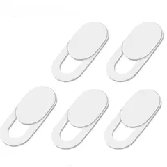 GENERICO - Protector de cámara web universal laptop tablet blanco 5 unidades