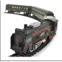 GENERICO - Árbol de navidad ciprés rama x rama 2 10m+tren 2 vagones + luces 300