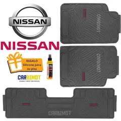 GENERICO - PISO PROTECTOR ALFOMBRA TAPIZ PARA VEHICULOS NISSAN