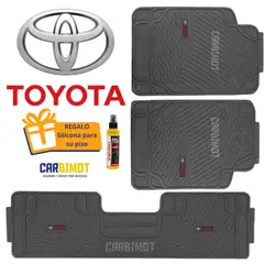 GENERICO - PISO ALFOMBRA PROTECTOR TAPIZ PARA VEHÍCULOS TOYOTA