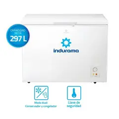 INDURAMA - Congeladora 297Lt Ci-320Bl Blanco