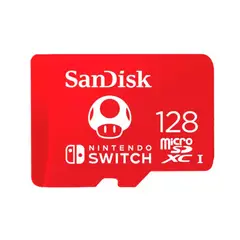 SANDISK - MEMORIA MICROSDXC NINTENDO SWITCH 128GB PN SDSQXAO-128G-GNCZN
