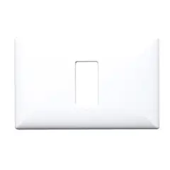 SINTHESI - PLACA SIMPLE DE 1 ESPACIO S17 BLANCO