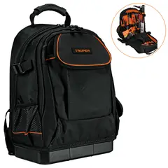 TRUPER - Mochila porta herramientas con 57 compartimientos,