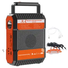 SEISA - Parlante Bluetooth con Panel Solar Multifuncional TYN-189BT