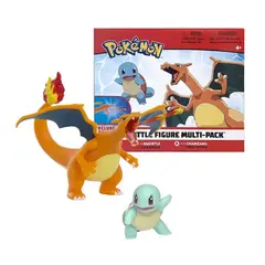 POKEMON - Figura Pack Charizard - Squirtle