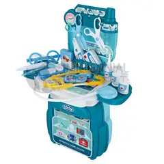 GENERICO - Mochila Maletín 4 en 1 Set de Doctor para Niños