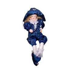 PANADECOR - Arlequín Azul Musical 70Cm Muñecos Decorativos Pvc