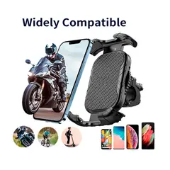 SEISA - Holder para Celular Moto Bicicleta Universal Giratorio