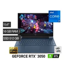 HP - LAPTOP GAMER INTEL CORE I7-12650H 16GB RAM 512GB SSD RTX 3050 15.6" WINDOWS 11 15-FA0007LA
