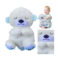 GENERICO - Lindo Y Suave Peluche Nutria Que Respira Para Bebé