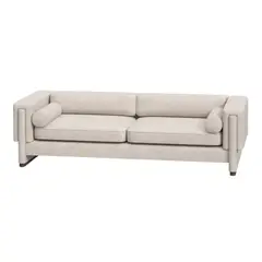 HOGAR & SPACIOS - HYS SOFA 3 CUERPOS LEO BEIGE