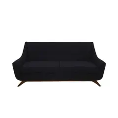 HOGAR & SPACIOS - HYS SOFA 2 CUERPOS SORNEL NEGRO