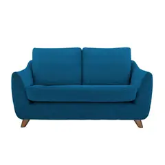 HOGAR & SPACIOS - HYS SOFA 2 CUERPOS LOUIS AZUL ACERO