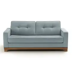 HOGAR & SPACIOS - HYS SOFA 2 CUERPOS NAUTRI GRIS CLARO