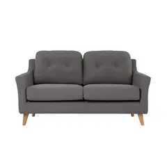 HOGAR & SPACIOS - HYS SOFA 2 CUERPOS BONNAN GRIS CLARO