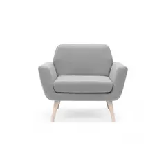 HOGAR & SPACIOS - HYS SILLON VENUS GRIS CLARO