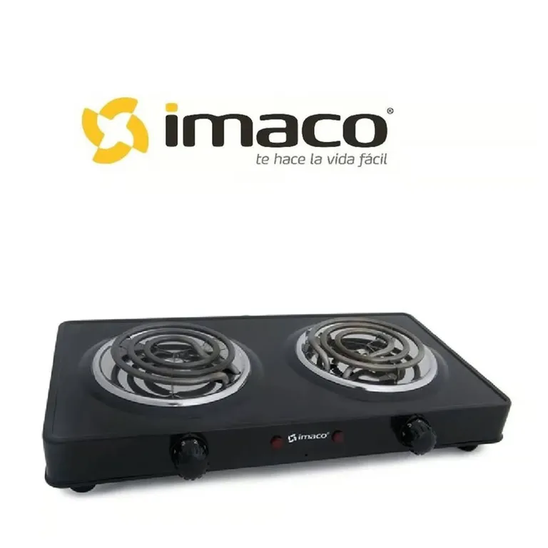 Cocina Eléctrica 2 Hornillas HP-1400 Negro
